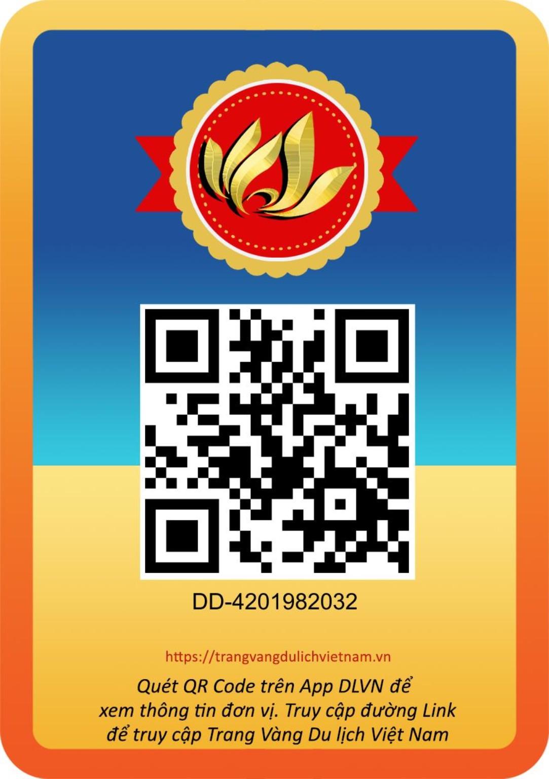 Mã QR thông tin VENUS trên Trang Vàng Du lịch Việt Nam, mã DD-4201982032