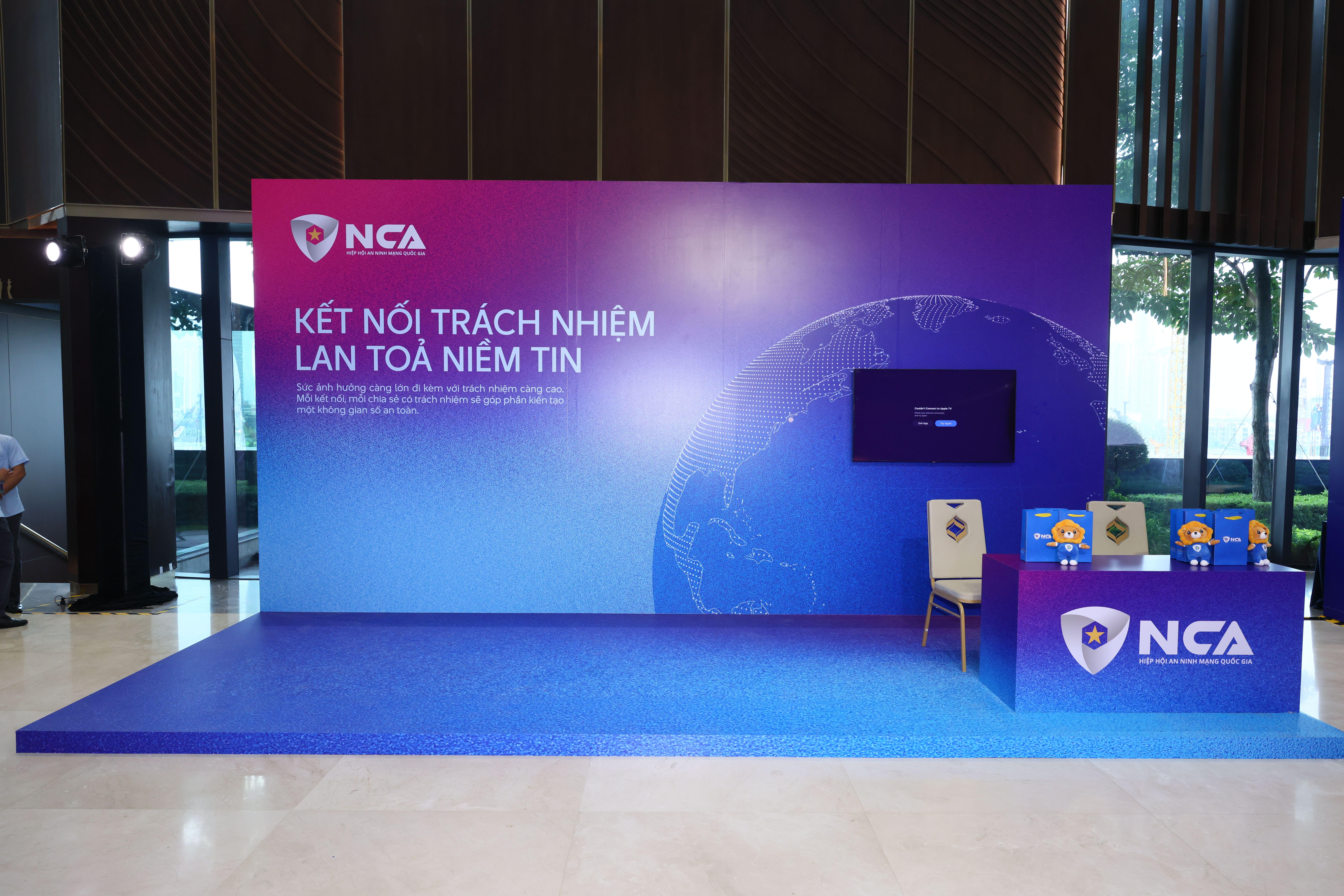 Không gian kết nối trách nhiệm lan tỏa niềm tin của NCA tại sự kiện