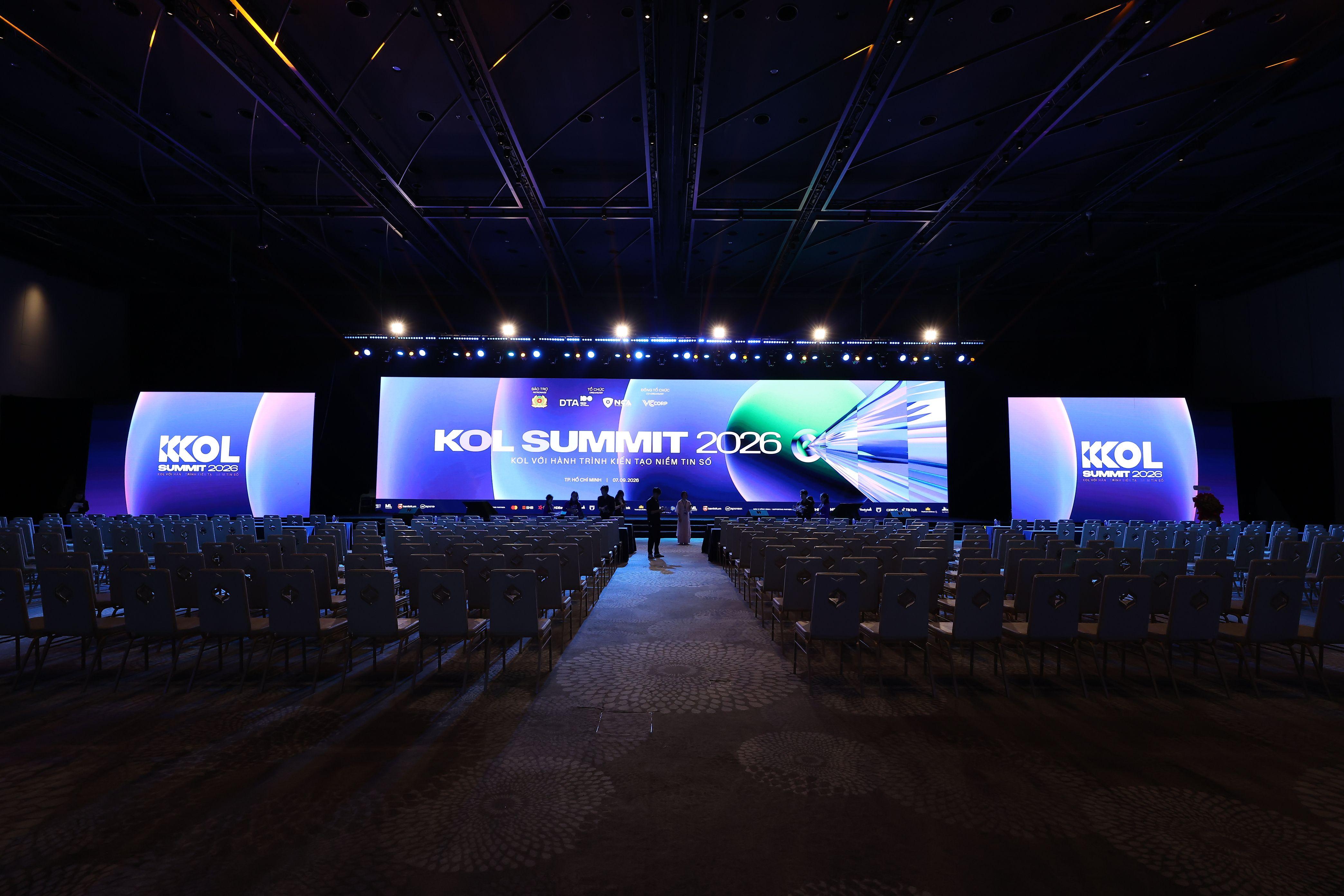 Toàn cảnh hội trường KOL Summit 2026