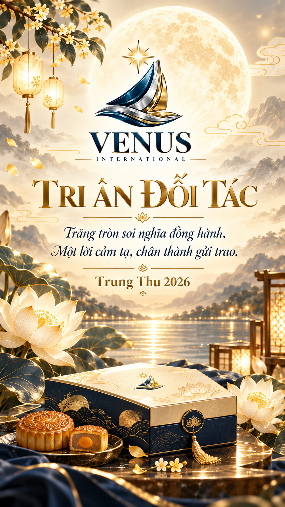 Thiệp tri ân đối tác Trung Thu 2026
